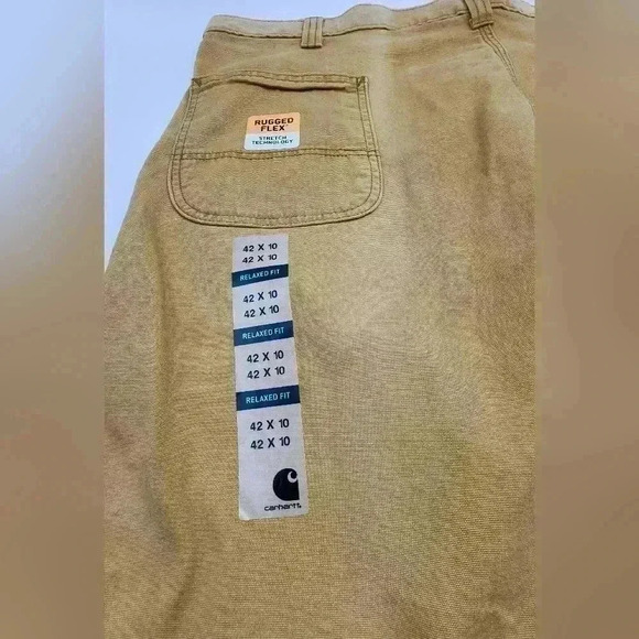 Carhartt Men's Size 42 Rugged Flex Relaxed Fit Canvas Work Shorts NWT - Picture 5 of 5